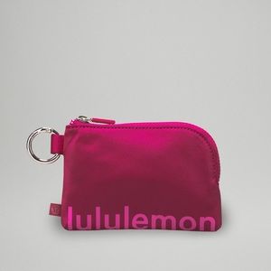 Lululemon Clippable Card Pouch (Pink)